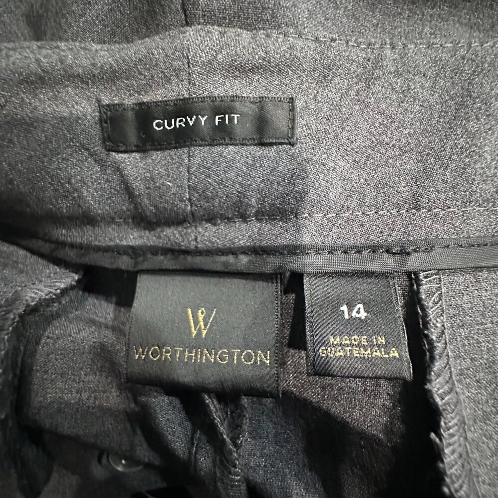 Worthington Gray Slacks Suit Pants size 14 - Picture 6 of 7